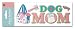 Boutique Title Wave Stickers: Dog Mom