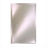 Radiance Rectangular Frameless Wall Mirror Size: 16 x 26, Orientation: Horizontal