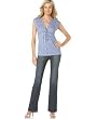 MICHAEL Michael Kors Plus Size Pickstitch Greenwich Jeans, Premium Medium Wash