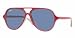 Ray Ban Junior Sunglasses RJ9049/S 177/90 Top Red Fuchsia on Grey/Blue 50mm