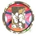 Hawaiian Steering Wheel Cover and Shoulder Pad - Tan Hawaii Hibiscus Floral Print