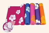 Wai Lana Tropical Hibiscus Orange Yoga & Pilates Mat (1/4 Thick), Mats, Yoga, Yoga & Pilate