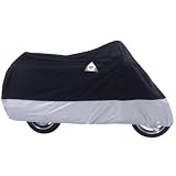 Nelson-Rigg Falcon Defender 2000 Motorcycle Cover Black/Silver Extra Large XL