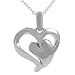 Sterling Silver Polished Modern Heat Pendant