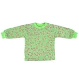 Boys Girls Long Sleeve T-Shirt with Green Flowers