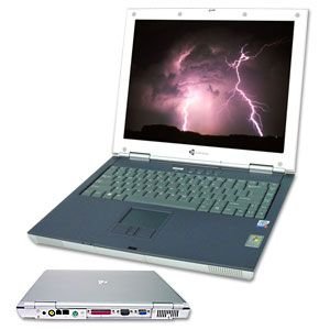 GATEWAY 450SX4 LAPTOP (INTEL CENTRINO 1.7 GHz - 512 MB RAM - 14 INCH LCD SCREEN - CDRW OPTICAL DRIVE - 40 GB HARD DRIVE - WINDOWS XP - OFFICE 2003)