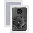 Click here to buy 5.25 2-Way 160-Watt In-Wall Speakers.
