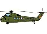 UH34D Choctaw Helicopter US Marines Evil Eyes (Built-Up Plastic) Easy Model MRC