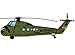UH34D Choctaw Helicopter US Marines Evil Eyes (Built-Up Plastic) Easy Model MRC