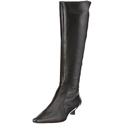 Evita Shoes 41F401210 Stiefel elegant hoch, Damen Stiefel, Schwarz (schwarz), EU 34