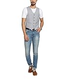 SUITLTD Grey Textured Poly Viscose Waistcoat RS.559.00 (80.00% Off) - Amazon