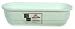 Apollo Plastics L2X4-WHITE 2 by 4 Mount Deck & Fence Railing Planter, 12-Inch by 30-Inch Rectangular, White