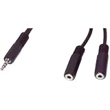 from Skytronic 3.5mm Stereo Plug to 2x3.5mm Stereo Socket (Model CABLE-415)