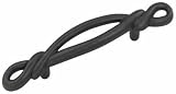 Hickory Hardware P3451-BI 3-Inch French Twist Pull, Black Iron