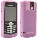Blackberry Magenta Rubber Skin Case for Pearl 8100