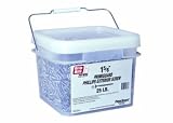 Grip-Rite PTN325B 8-by-3-Inch Coarse Thread Exterior Screws with Bugle Head, Grey, 25-Pound Bucket