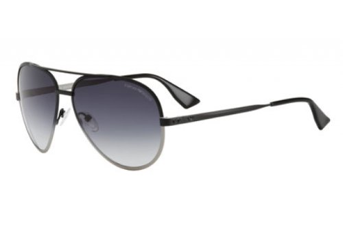 Emporio Armani Men’s 9638 Black / Grey Frame/Grey Gradient Lens Metal Sunglasses