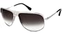 Hurley Int'l Sunglasses - Executive Producer / Frame: White Gold Lens: Dark Brown Gradient