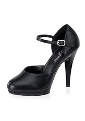 Women's 4.5 Inch Stiletto Heel D'Orsay Style Platform Pump