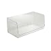 InterDesign Linus Stacking Organizer Bin, Clear
