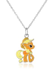 My Little Pony Girls Fine Silver Plated Applejack Pendant Necklace, 18"
