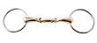 JP KORSTEEL Oval Link Copper Mouth Loose Ring Snaffle Bit