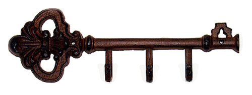 Cast Iron Skeleton Key Rack Holder