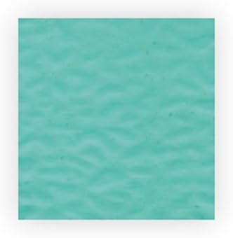 Wissmach Aqua Mist English Muffle Stained Glass 8 x 12 Hobby Sheet EM1009