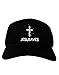 TooLoud JESUSAVES - Jesus Saves Cross Design Adult Dark Baseball Cap Hat - Black