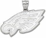 Philadelphia Eagles Giant 2 1/2 W x 1 H Eagle Head Pendant - 14KT Gold Jewelry