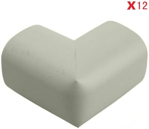 PHACA Safe Kids Table Edge Guard Protector White 12pcs