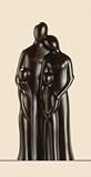 Produkt-Bild: Gilde Skulptur / Sculpture FRANCIS "Familienharmonie", 30944, (H) 44 cm, braun