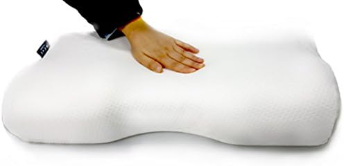 REVE Cervical Memory Foam Pillow - Chiropractic Contour Shape Relieving Neck and Shoulder pain- Queen size