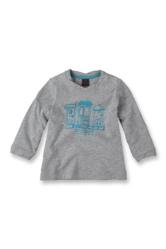 ESPRIT Baby - Jungen Hemd B25174, Gr. 92, Grau (087 mel stone grey) Preisvergleich