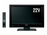 【エコポイント対象商品】 SONY BRAVIA 地上BS110度CSデジタルハイビジョン液晶TV J5シリーズ22V型クリスタルブラック KDL-22J5/B