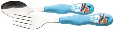 Zak Design Disney Planes PLNC-3180 Easy Grip Flatware-Spoon and Fork Set, Pack Of 6