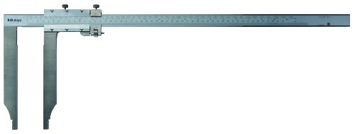 Mitutoyo 534-102 Long Jaw Vernier Caliper, 0.05mm Resolution, 0-500mm Range Images