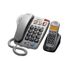 Big Button Combo II - Mobiltelefonbasisstation mit Schnurtelefon - DECTGAP
