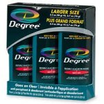 Degree Antiperspirant & Deodorant, Invisible Solid Triple Pack,  Sport - Three 3.2oz. Sticks