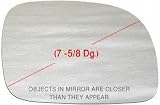 04 DODGE GRAND CARAVAN MIRROR GLASS RH (PASSENGER SIDE) VAN, (7-5/8 Dg.), Convex, Heated (2004 04) D471155H N/A