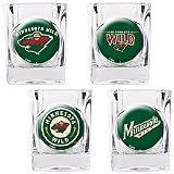 Great American Minnesota Wild 4-Piece Shot Glass Set