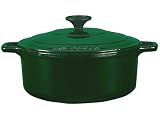 Chasseur Cast Iron Round Casserole 22cm 3.0l Racing Green