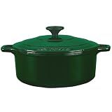 Chasseur Cast Iron Round Casserole 22cm 3.0l Racing Greenby Chasseur