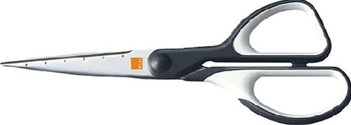 KOKUYO F-WBB102D ハサミ<WiLL STATIONERY ACTIC>ラバーグリップ スケール付黒