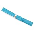 Watch Band Genuine Lizard Aqua 18mm