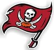 Tampa Bay Buccaneers 12" Right Logo Car Magnet - Football Sports Merchandise