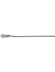 14K White Gold Cable 2mm Necklace 30 Inch