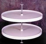 Amerock 18" Diameter Plastic Full Round Lazy Susan (Set) White