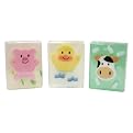 Set of 3 Glycerine Soaps - Duck/ Cow/ Pig