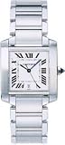 NEW CARTIER TANK FRANCAISE LARGE STEEL WATCH W51002Q3